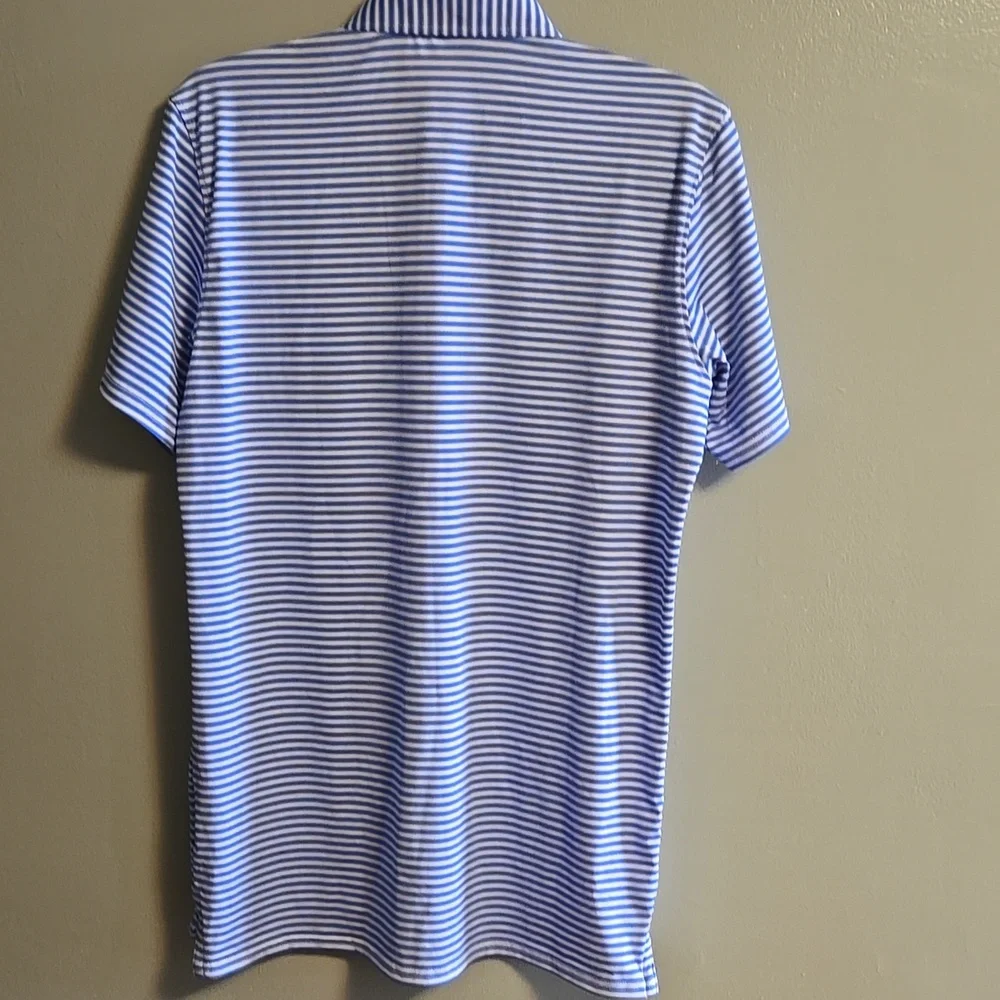 Holderness & Bourne Tailored Fit "The Barnes" Polo Fiji & White- Small - Picture 6 of 10